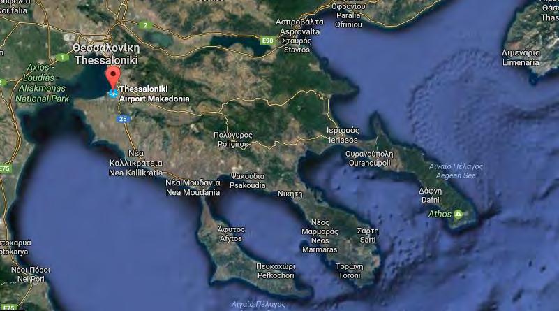 HALKİDİKİ Halkidiki, Yunanistan ın kuzeyinde bulunan 3 parmaklı bir ele benzetilen yarımadadır. Selanik e yakınlığı nedeniyle «Selanik in Yazlık Bölgesi» olarak da adlandırılmaktadır.