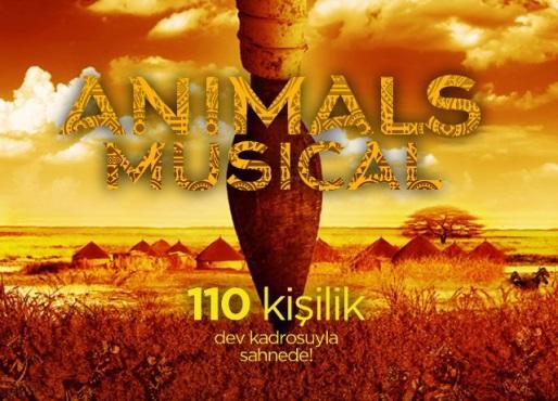 UNIQ HALL ANIMALS MUSICAL Türkiye nin ilk uluslararası standartlardaki müzikal prodüksiyonu Animals Musical, Gate Sahne Sanatları nın 110 kişilik dev kadrosuyla sahneleniyor.