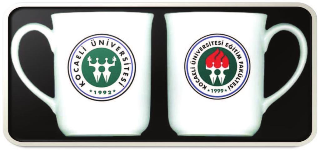 85 Logolu Fincan Takımı İkili küçük fincan takımı üzerinde fakülte logosu bulunur.