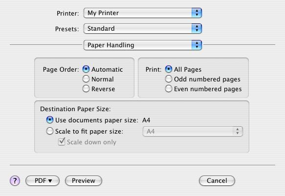 Kağıt kullanımı Sayfa sırası Belgenizi normal sayfa sırasıyla (1,2,3..) veya ters sırayla (..3,2,1) yazdırmayı seçebilirsiniz.