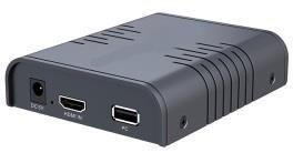 (Cat6),Aynı ağ içinde HDMI ve IR çıkışını 253 noktaya aktarabilme özelliği (tek UNE-520HE Transmitter ve 253 reciever ile),çözünürlük 1080P,1 adet IR uzaktan kumanda 4 gözü.