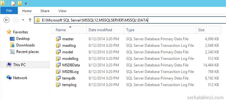 SQL Server Setup sırasında belirlediğiniz yapılandırmada olmaları gerekiyor.