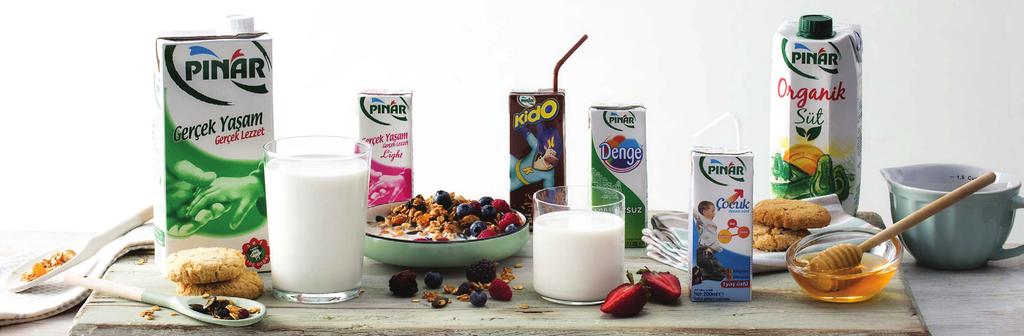 37 Pınar Süt ün Tarihinden Satır Başları Pınar Süt; sunduğu sağlıklı ve yenilikçi pek çok ürünüyle ambalajlı süt ve süt ürünleri alanında sektörüne öncülük etmeye devam ediyor.