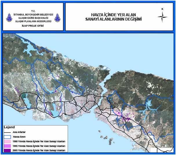 İstanbul Metropoliten Alanı Entegre Kentsel Ulaşım Ana Planı (İUAP) Bölüm 12 225 TEM güzergahı boyunca yer alan ilçelerden; Sultanbeyli nin %25 i 2B alanı iken, Beykoz un %10 u, Ümraniye nin %7 si,