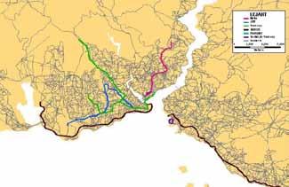 2 İstanbul Metropoliten Alanı Entegre Kentsel Ulaşım Ana Planı (İUAP) / Özet 6. Karayolu ve Denizyolu Toplu Taşımacılığı Şekil 4.