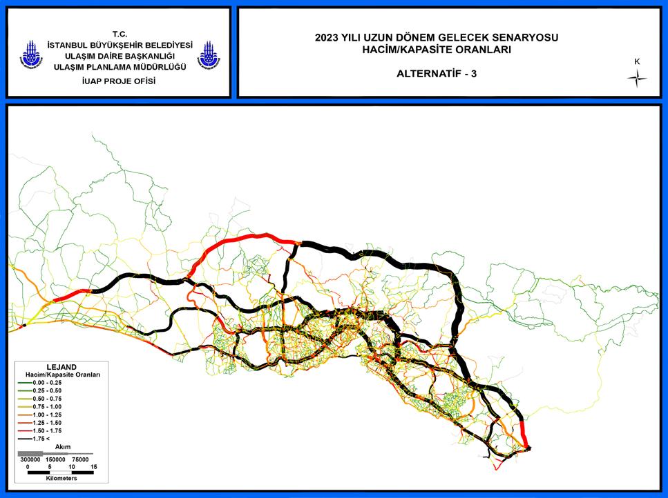 İstanbul Metropoliten Alanı Entegre Kentsel Ulaşım Ana Planı (İUAP) Bölüm 12 255 Şekil 12.