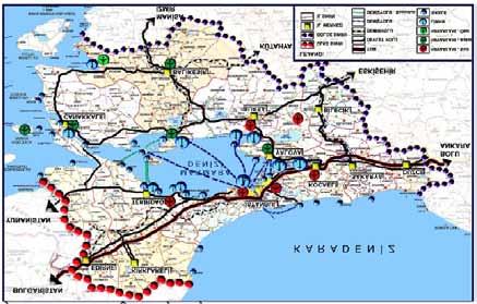 32 İstanbul Metropoliten Alanı Entegre Kentsel Ulaşım Ana Planı (İUAP) Bölüm 3 Şekil 3.1.