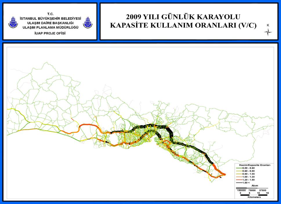 44 İstanbul Metropoliten Alanı Entegre Kentsel Ulaşım Ana Planı (İUAP) Bölüm 3 Şekil 3.