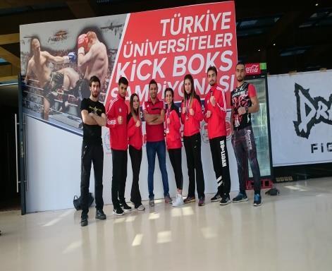 6 KİCKBOKS Üniversitemiz Kickboks Takımı bu yıl ilk defa 28 Şubat 05