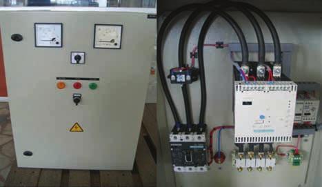 KUMANDA PANOSU Standart elektrik panosunda bulunan parçalar Enerji Kontrol Lambası: Panoya elektrik beslemesi olup olmadığını gösterir. Ana Şalter: Panoya güç beslemesini açar veya kapar.