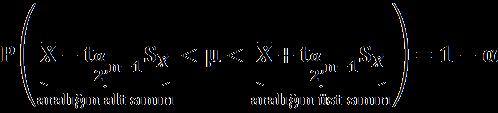 Ortalamanın Güven Aralığı Anakütle varyansının bilinmediği ve n<30 olduğu durumlarda anakütle