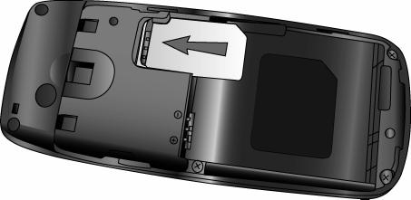 SIM kartõ takõn SIM kartõn kesik köşesinin doğru yönde olduğundan ve metal kõsõmlarõn aşağõ baktõğõndan emin olun.