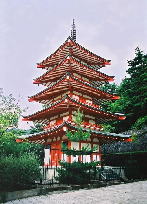 kullanılan pagoda isimli yapılar sonraları mimari açıdan önem kazanmış ve başlı başına kutsal yer