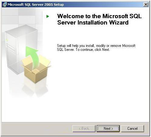 Yükleme işlemi bittikten sonra Next butonu ile SQL Server kurulumuna geçilir. Şekil 8.1.5.