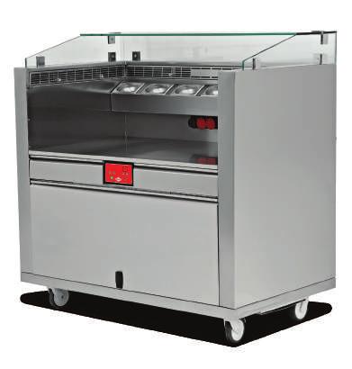 Davlumbazsız Pişirme Sistemi Multi Cooking Station DAVLUMBAZSIZ PİŞİRME İSTASYONU - 1 Kw - 220V ya da 380V a göre makine toplam gücü ile üretilir - Pişirme aksesuarlarının tercihine göre toplam güce