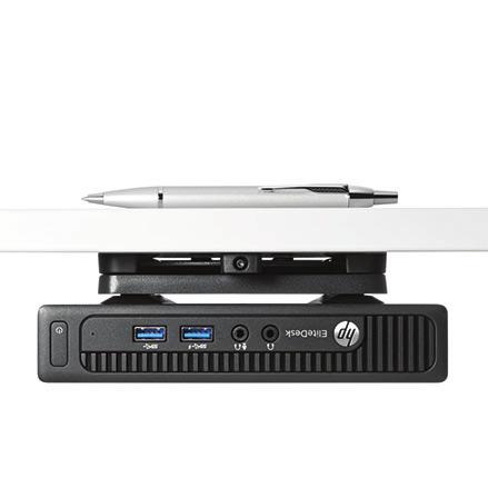 HP Masaüstü Mini Rafa Montaj Tepsi Takımı Modülü G1K21AA Sekiz adede kadar bilgisayar alabilen ve HP 100kg Kayan Raf'a 1 sığan HP Mini Masaüstü Bilgisayar Rafa