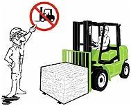 Kural 4 Forkliftinizle yasaklanmıģ alanlarda çalıģmayın.