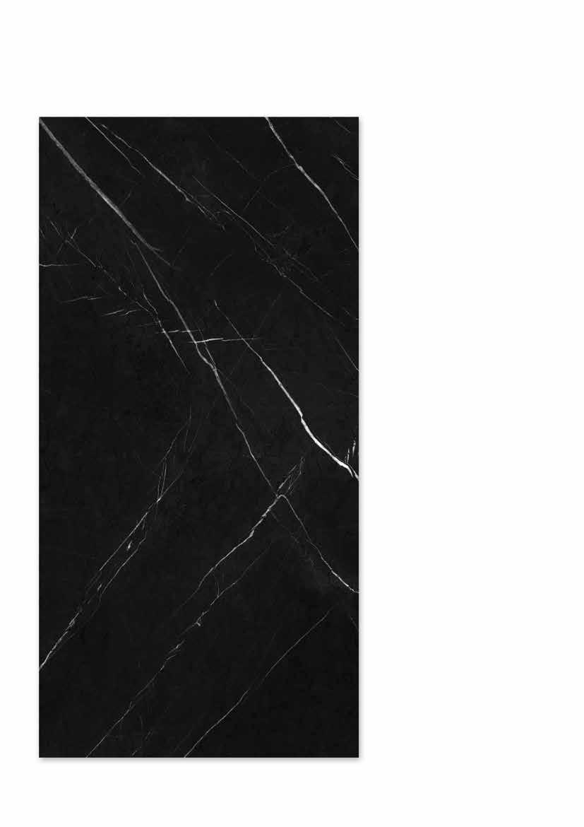 NAT. BLACK MARBLE SİYAH/ BLACK CB FB V Sırsız Porselen Karo Unglazed Porcelain Tile Bella SERIES Mari NanoTech Granitler, TS-EN 14411 standardına göre aşına < 175