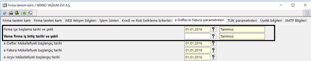 15xx versiyonu 24/03/2017 Tarihli Arşivin İçeriği 1- Mikro Yazılım e-defter Kullanıcılarımızın Dikkatine.