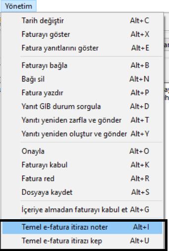 3. E-fatura modülümüze program içinden Kayıtlı e-posta (KEP) ile entegre edilerek, temel e-fatura itirazının yapılabilmesi ve KEP/noter aracılığıyla itiraz edilen e-faturaların takibine yönelik