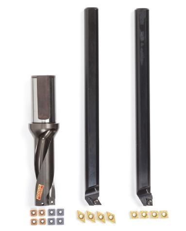 Tornalama merkezleri Delik delme ve iç tornalama Değiştirilebilir matkap CoroDrill 880 ( 27 mm veya 1.