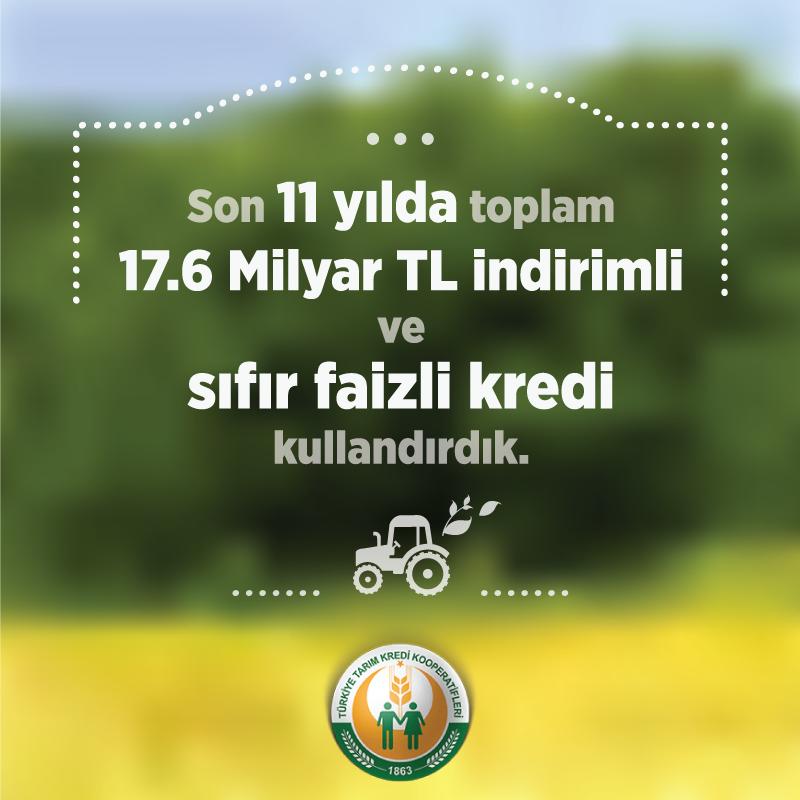 KREDİLER Tarımsal kredi faizlerinde sübvansiyon uygulaması bulunmaktadır.