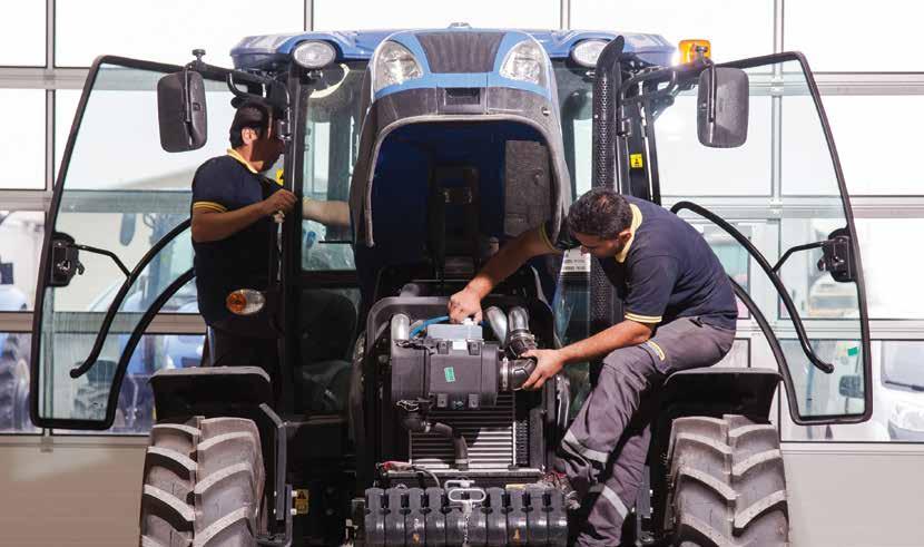 Bütün personelimiz, traktör ve biçerdöverlerinizi problemsiz bir şekilde sürekli çalışır durumda tutmak için hizmetinizdedir.
