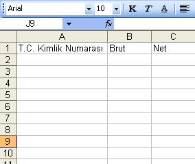 Formata uygun Excel listesi hazırlandıktan sonra harcama birimlerinde yetkilendirilmiş personel Döner Sermaye Katkı Payı Formunu