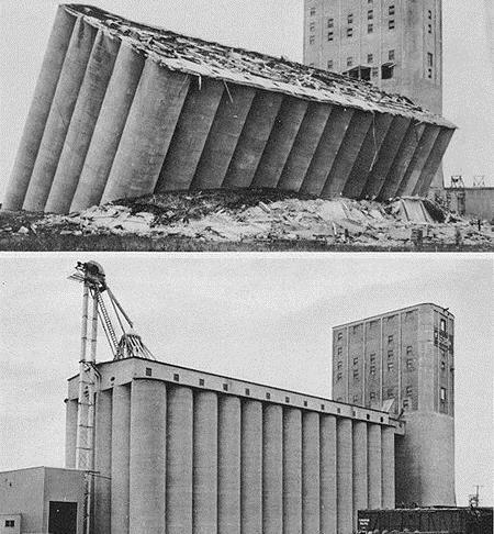 1913 te inşa edildi Kanada da dönemin en büyük tahıl silos