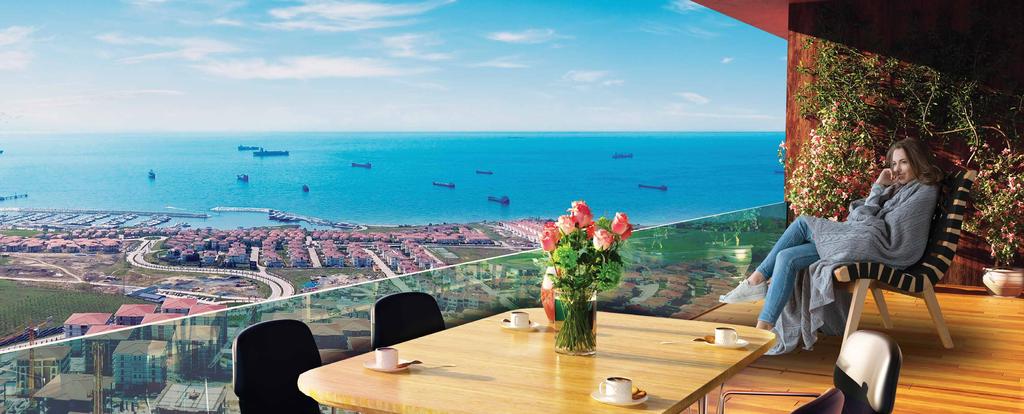 Azur Marmara da balkonsuz daire yok!