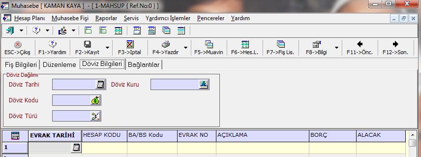 fiştir. Bu fişte tarih,numara, borçlu ve alacaklı hesapların kodları, tutarı, yazılarak işlem yapılır.