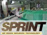 Commercial RFI Systems RFI out-of-plane flow SPRINT SP Technologies SPRINT materials consist of a layer of fibre reinforcement either side of a pre-cast, precatalysed resin film.