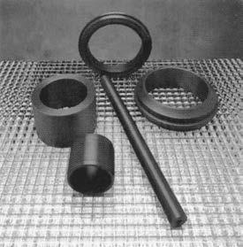PEEK (APC-2), karbon / naylon ve karbon / PPS'dir. Karıştırılmış lifler (takviye edici ve matris elyafları) da bu yöntemde kullanılır. Başlıca uygulamalar Prototip parçaları yapımında kullanılırdı.