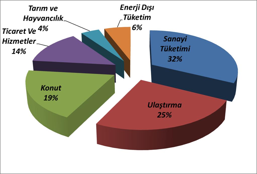 2015 Türkiye Toplam Nihai Enerji Tüketimi