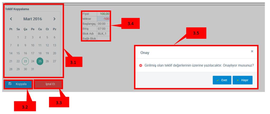 2. Bölge: Çoklu bölge kullanımı durumunda işlemlerinin bölgelere göre filtrelenmesi gerçekleştirilir. Şu anda tek bölge (TR1) kullanımda olduğu için filtre yapılamamaktadır.