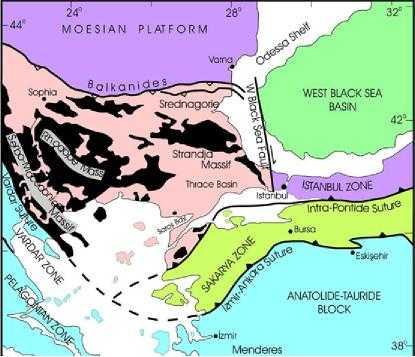 2. GENEL JEOLOJİ 2.1. Bölgesel Jeoloji Bölgenin jeolojisi, Istranca Masifi ve Trakya Havzası'nın jeolojisi olmak üzere Türkiye jeolojisi açısından önem arz eden iki ana başlık halinde incelenecektir.