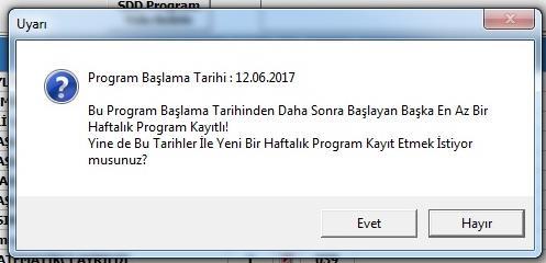 Kaydetme esnasında iki farklı mesaj arka arkaya size