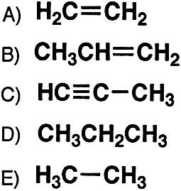 3. Aşağıdakilerden hangisi yanlıştır? 4. Aşağıdaki hangi bileşikte sp hibritleşmiş karbon atomu vardır? 5. Aşağıdaki reaksiyon sonucunda hangi ürün oluşur? 6.
