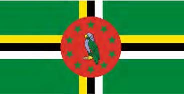 DOMINICA Karayipler de bulunan 1 Dominica, 750 kilometrekare alana sahip, en yüksek noktası 1.447 metre olan ve yaklaşık 72 bin nüfuslu bir ada ülkesidir. 2Ülkenin resmi dili İngilizce dir.