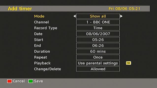 You should then switch on the TV to enable recording feature. Otherwise, recording feature will not be available.