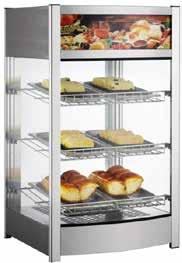 259 ROTATING Rotating display unit for warm bakeries, pizza etc.