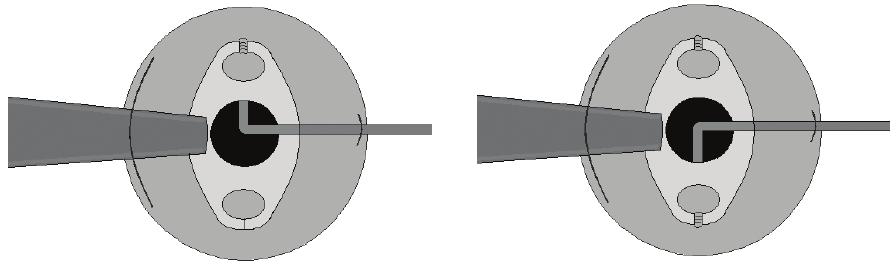 Glo-Kat 2013;8:89-96 Özer ve ark. 91 Şekil 3: Kesilen uçların göz içi lensinin hapliklerine bağlanması.