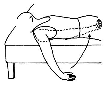 BÖLÜM 2: ÜST EKSTREMİTE BÖLGESİ Faz II 1- Yana yatış pozisyonunda horizontal abduksiyon: Sağlam omuz olduğu taraf üstüne kol baş altında olacak şekilde yan yatılır.