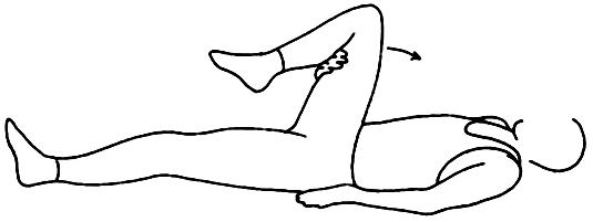 BÖLÜM 3: ALT EKSTREMİTE Gluteal Strain için Rehabilitasyon Egzersizleri Öncelikle gluteal kaslara germe egzersizleri yaptırılmalıdır.