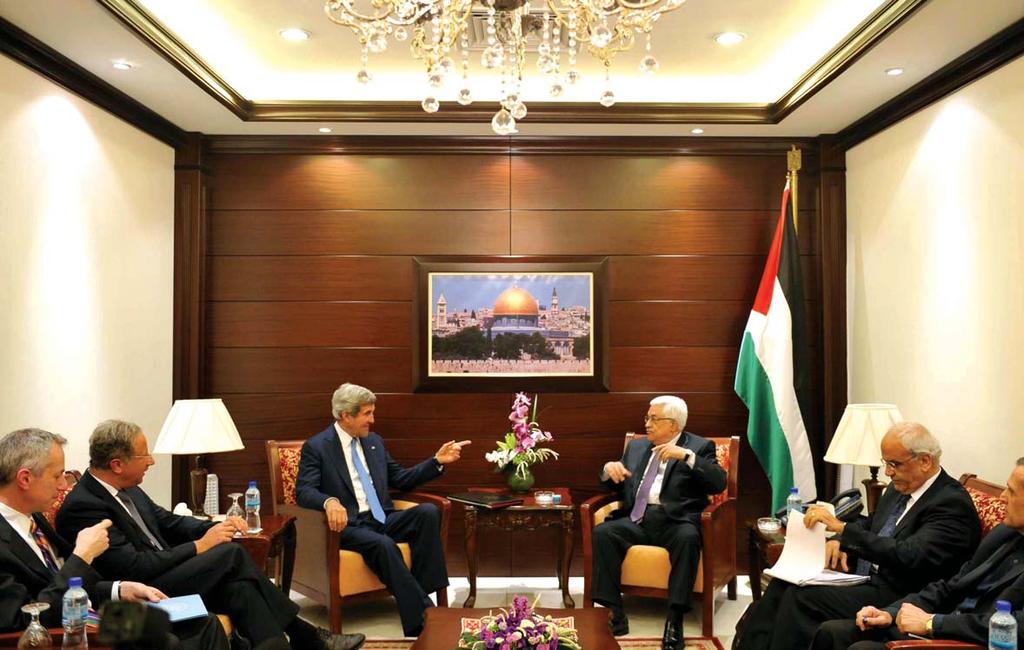 Temmuz ayı sonunda ABD Dışişleri Bakanı John Kerry öncülüğünde Washington da başlayan ve 6 ila 9 ay sürmesi beklenen Filistin-İsrail müzakerelerinden de şu ana dek umut aşılayıcı bir sonuç