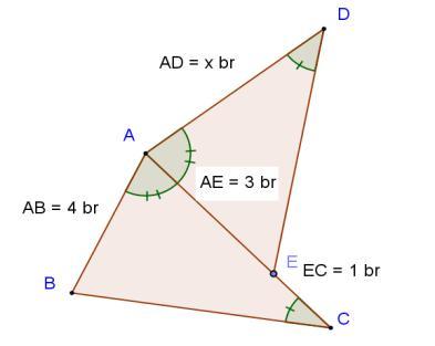 c) 10 d) 12 a) 3 b) 3 3 c) 2 3 d) 4 3 Soru 6: Yandaki şekilde verilenlere göre ABD ve CDE üçgenleri benzer