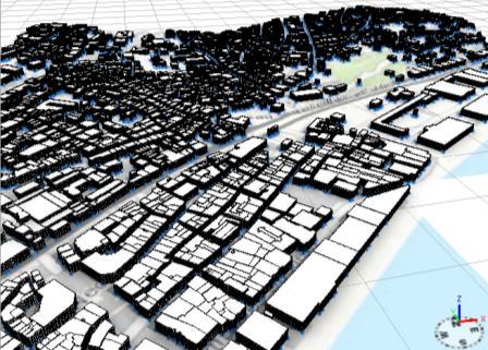 Verilerin düzenlenmesi Veri tabanının oluşturulması Kent objelerinin 3B hale getirilmesi (Binalar, yollar, ağaçlar, deniz) Kent objelerinin görünümlerinin düzenlenmesi Çatı ve yüz