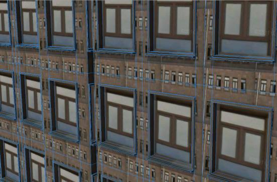 CityEngine ortamında binalara yüz giydirmek için de yine kural dosyalarının düzenlenmesi gerekmektedir.