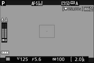 A Canlı Görüntü/Film Kayıt Ekranı Seçenekleri Aşağıda gösterildiği gibi görüntü seçenekleri arasında dolaşmak için R düğmesine basın.