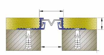 3 cm Duvar Tavan Dilatasyon Profilleri 3 cm Wall and Ceiling Expansion Joint Profiles 3 CM Dilatasyon Profilleri 3 CM Expansion Joints COLOURS